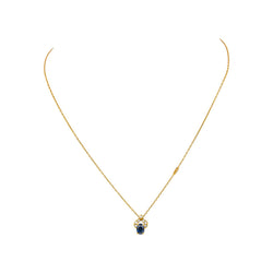Collier Or jaune Saphir