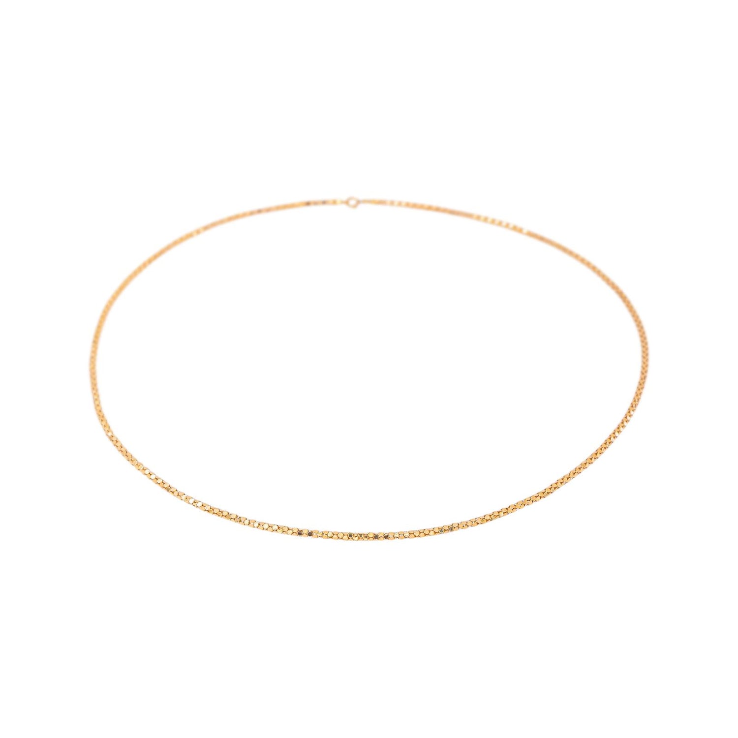 Collier Maille souple Or rose