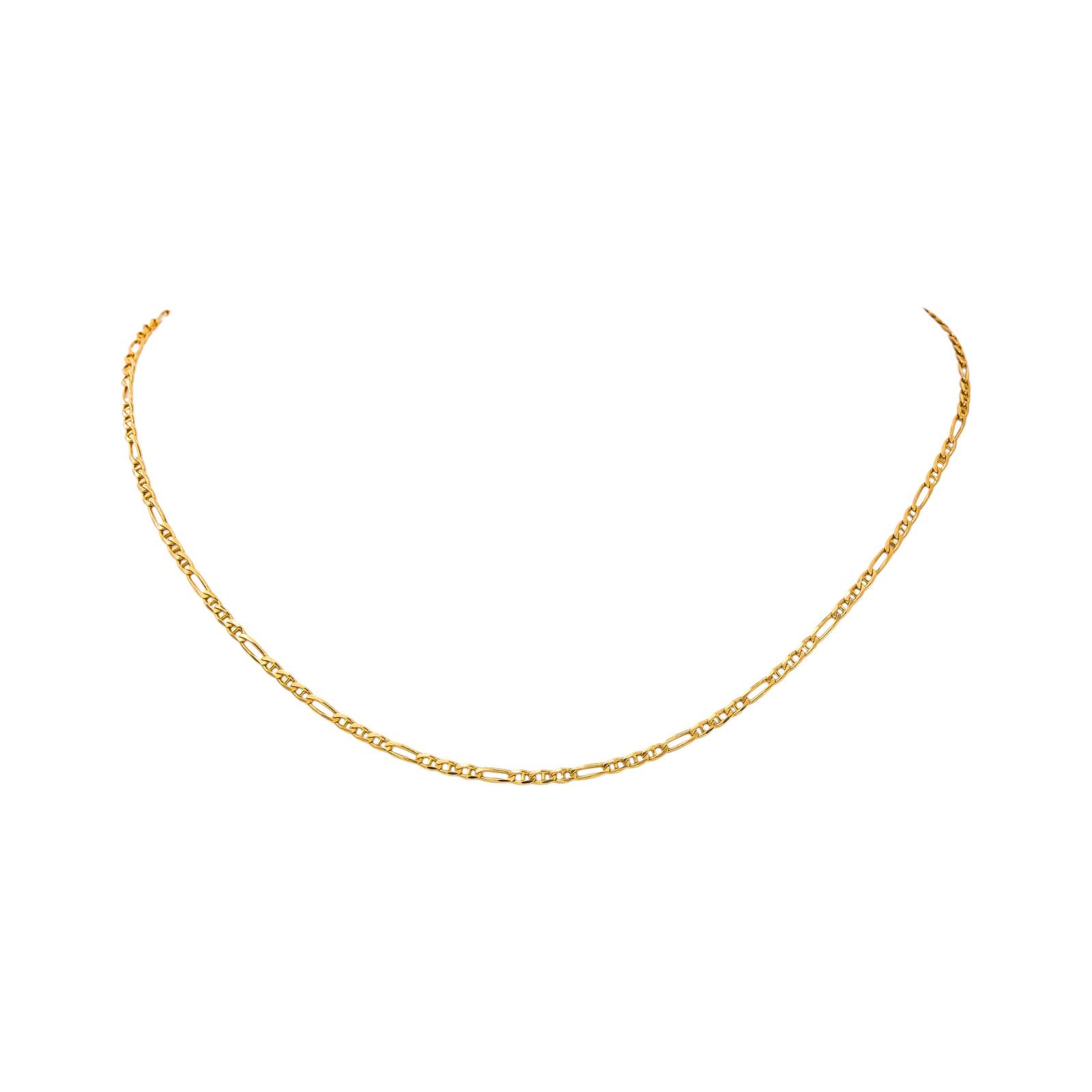 Collier Maille figaro Or jaune