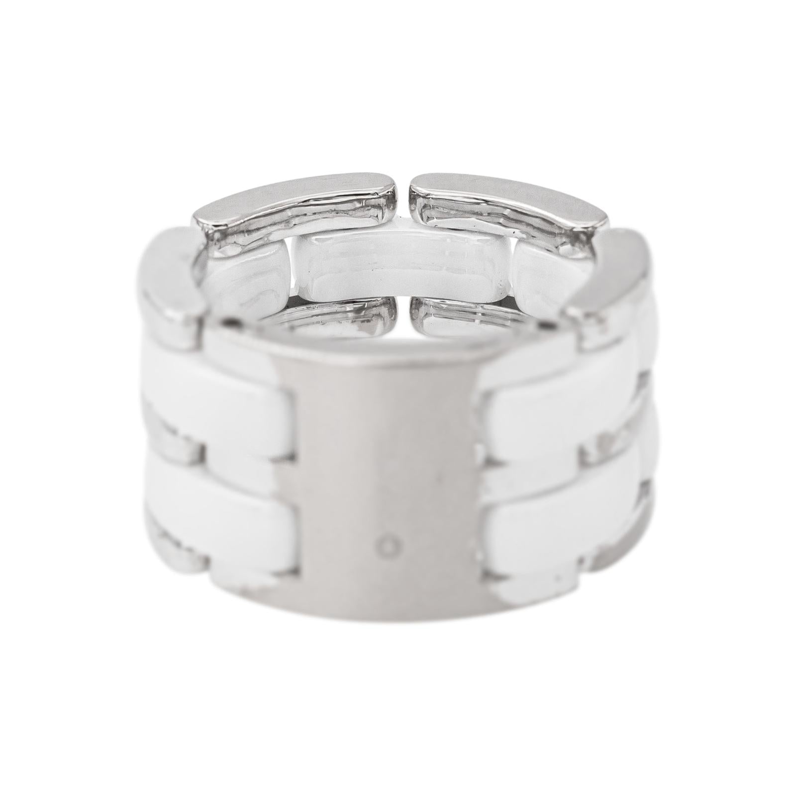 Chanel Bague Ultra Or blanc