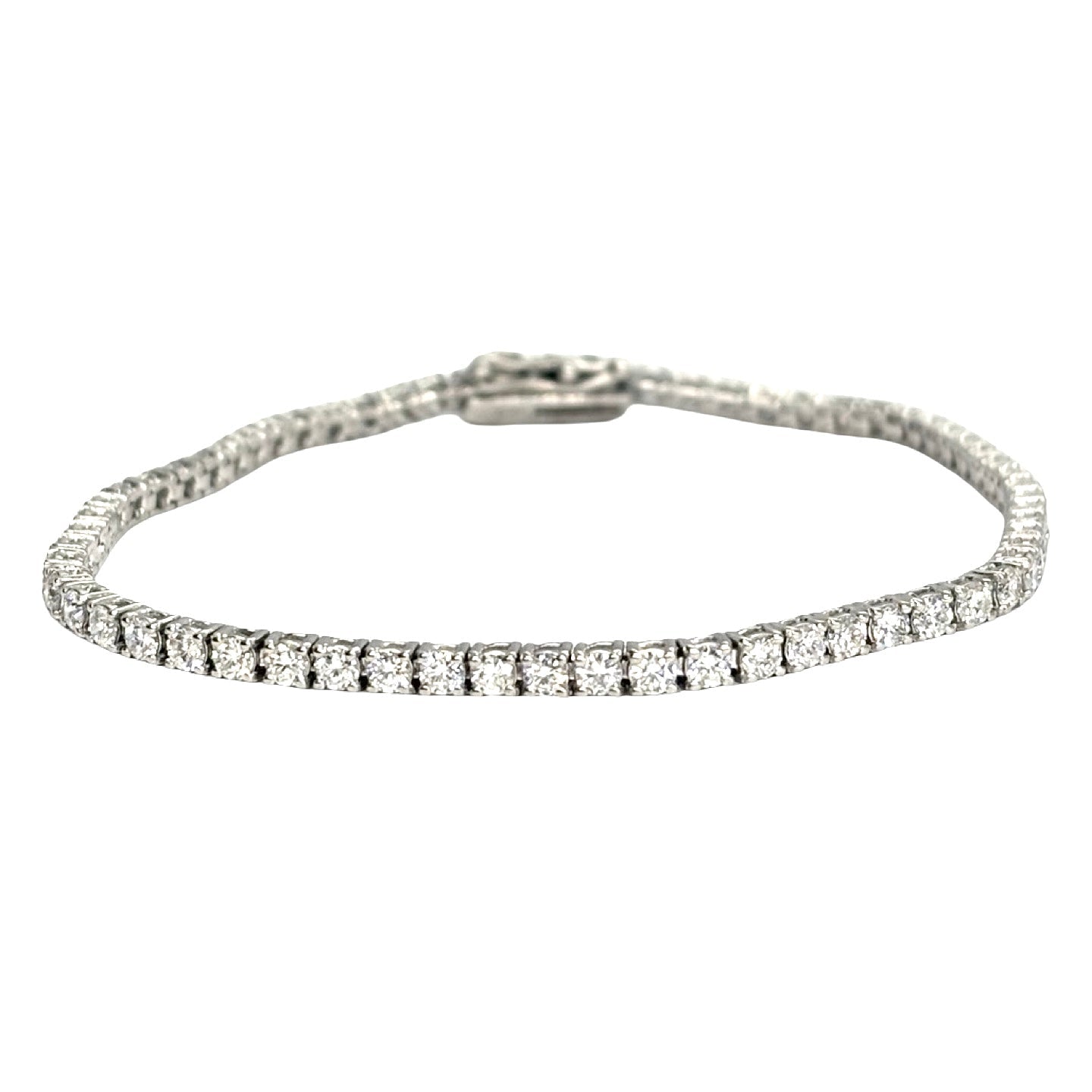 Bracelet Ligne en or blanc et diamants