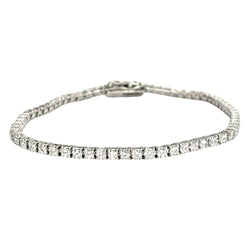 Bracelet Ligne en or blanc et diamants