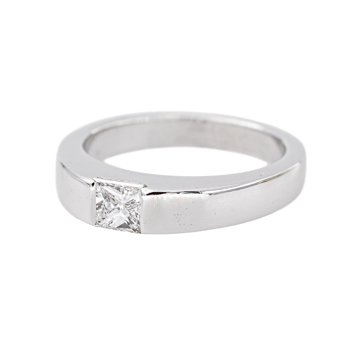 Cartier Bague Tank Or blanc Diamant