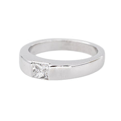 Cartier Bague Tank Or blanc Diamant
