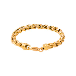 Bracelet Maille tressée Or jaune
