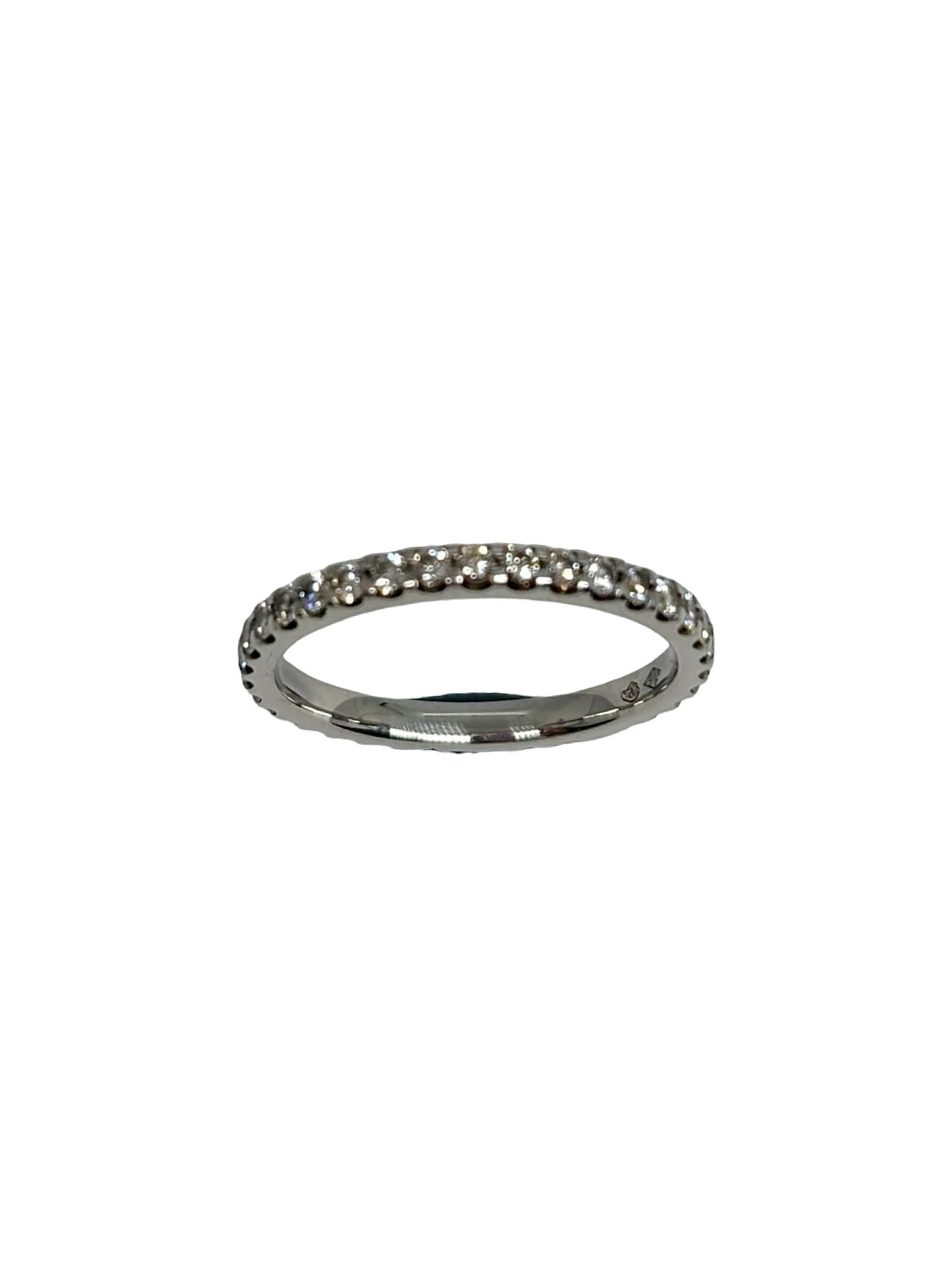 Bague Alliance en or blanc et diamants