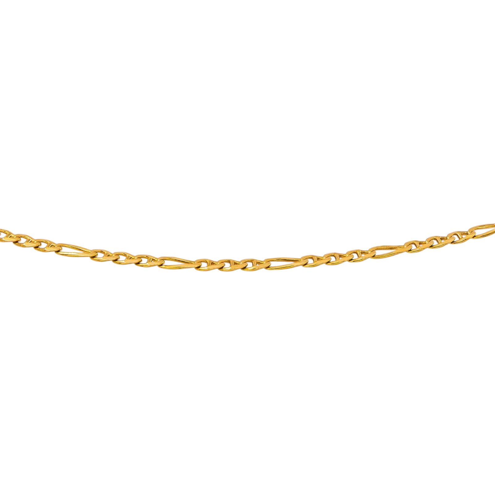 Collier Maille figaro Or jaune
