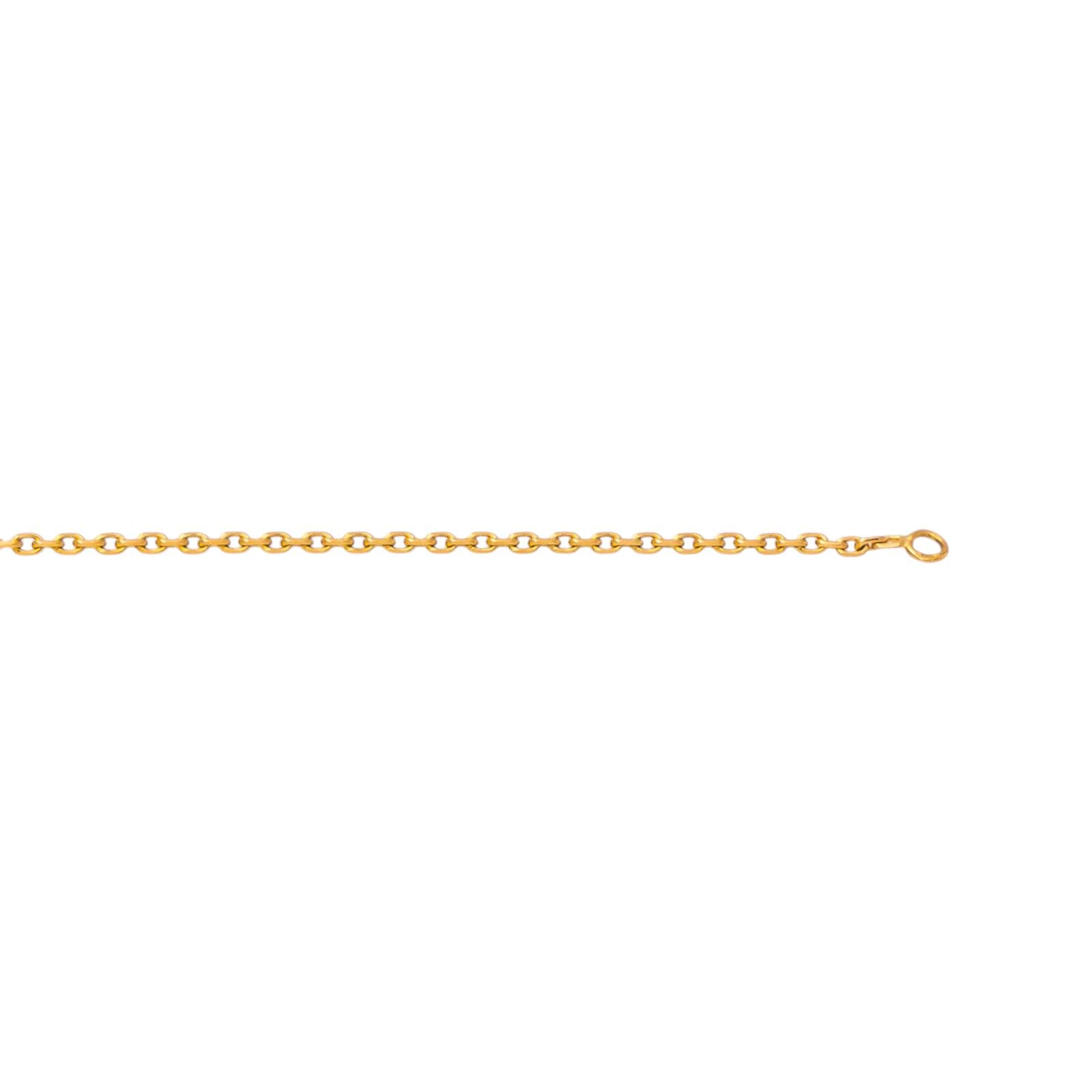 Collier Maille Forçat Or jaune