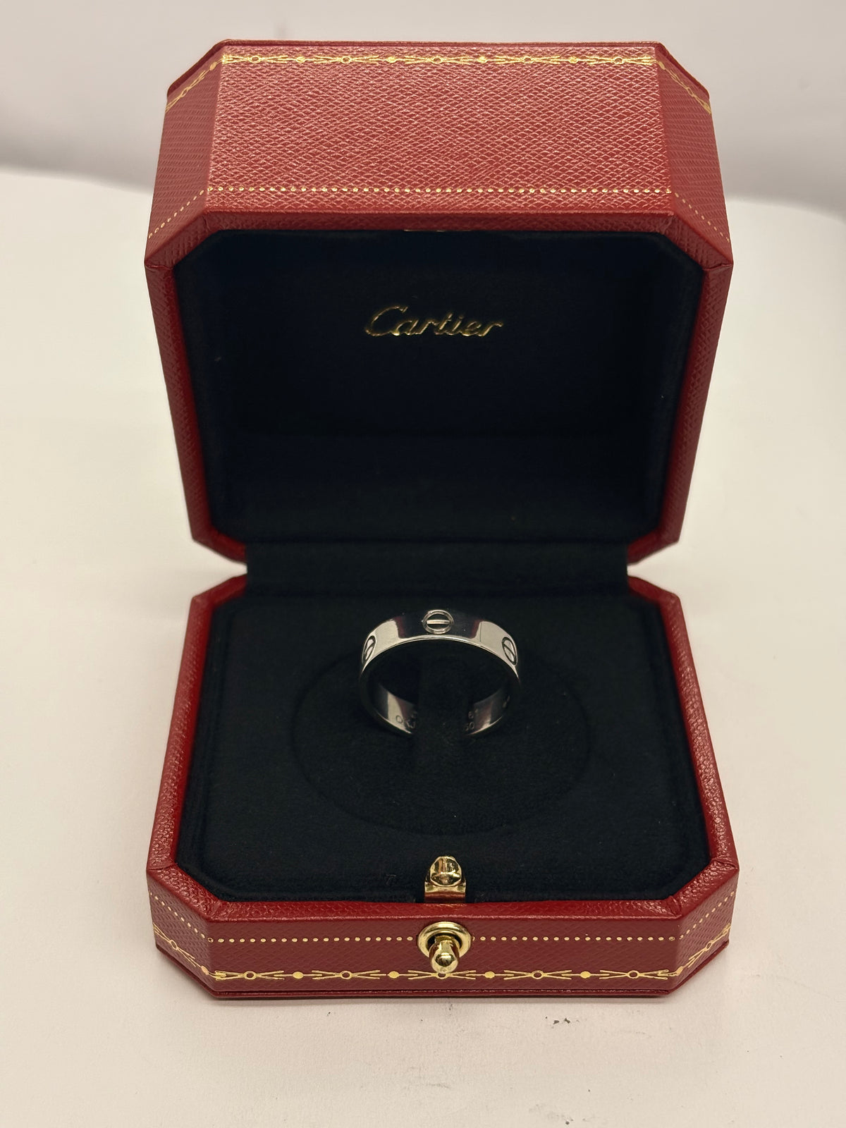 Bague Alliance CARTIER "Love" en or blanc
