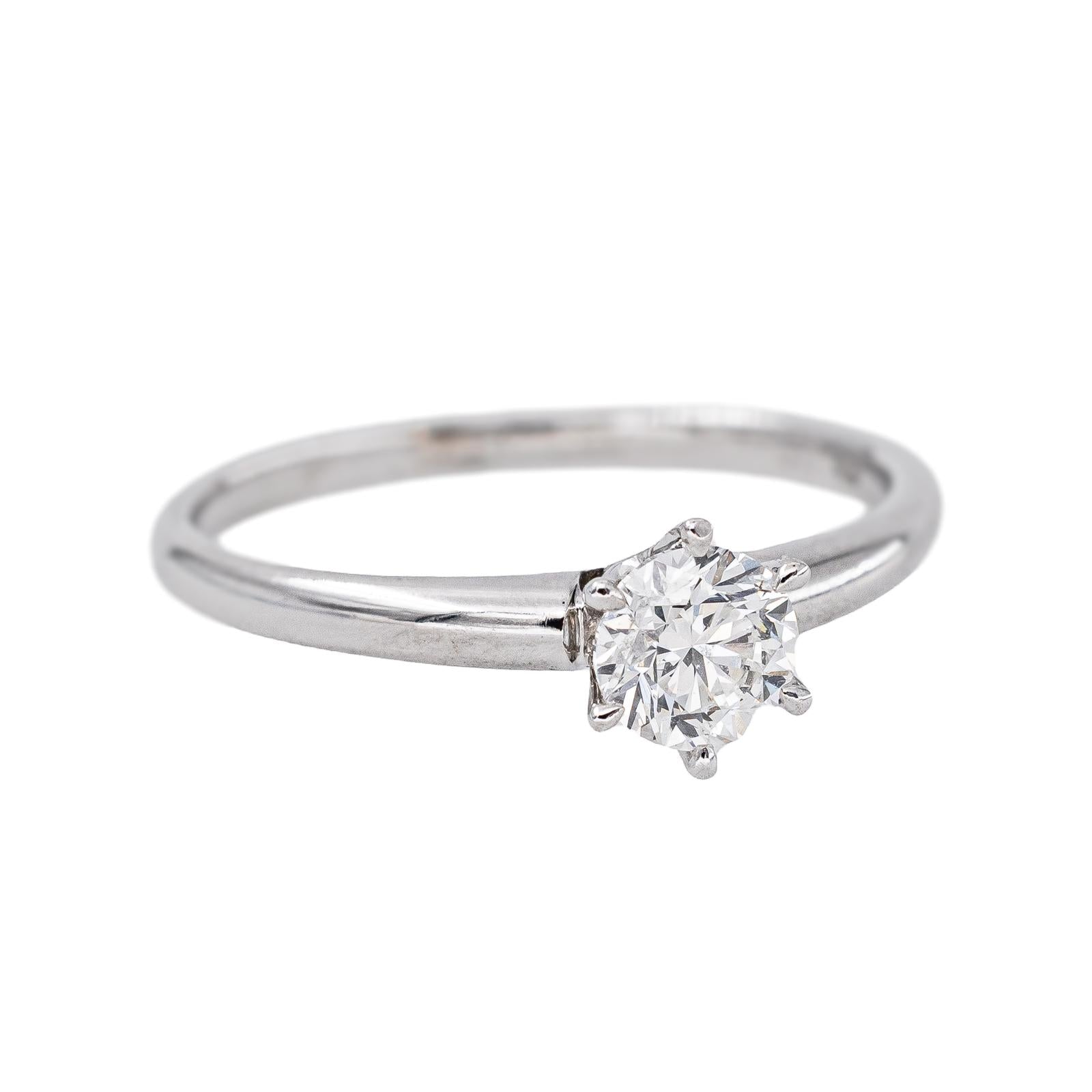 Bague Solitaire Or blanc Diamant