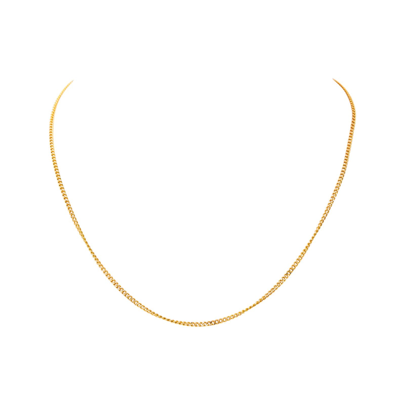 Collier  Maille gourmette  Or rose