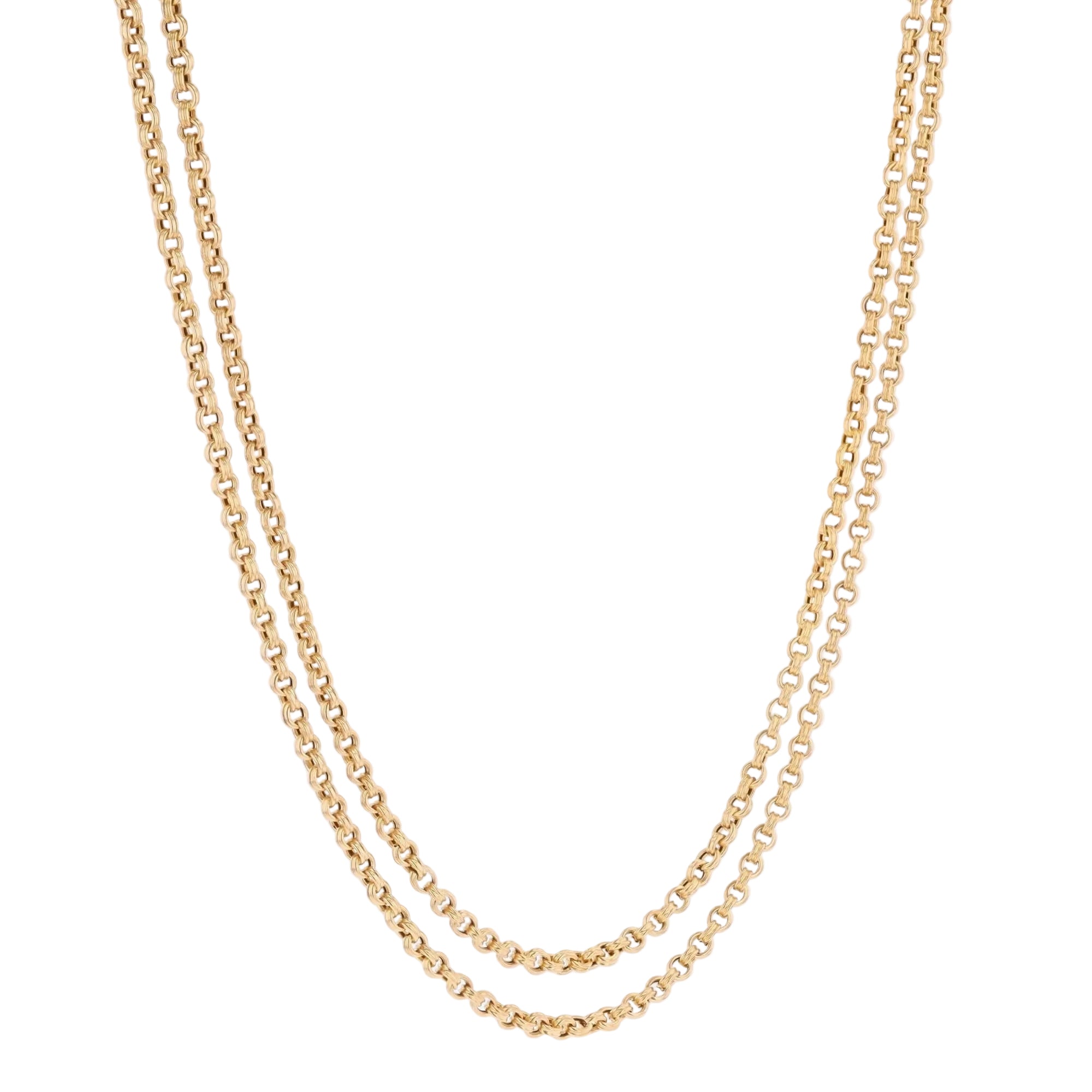 Collier Sautoir en or jaune