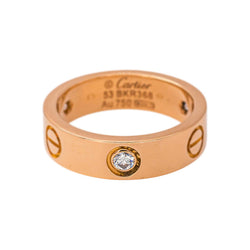 Cartier Bague Love Or rose Diamant