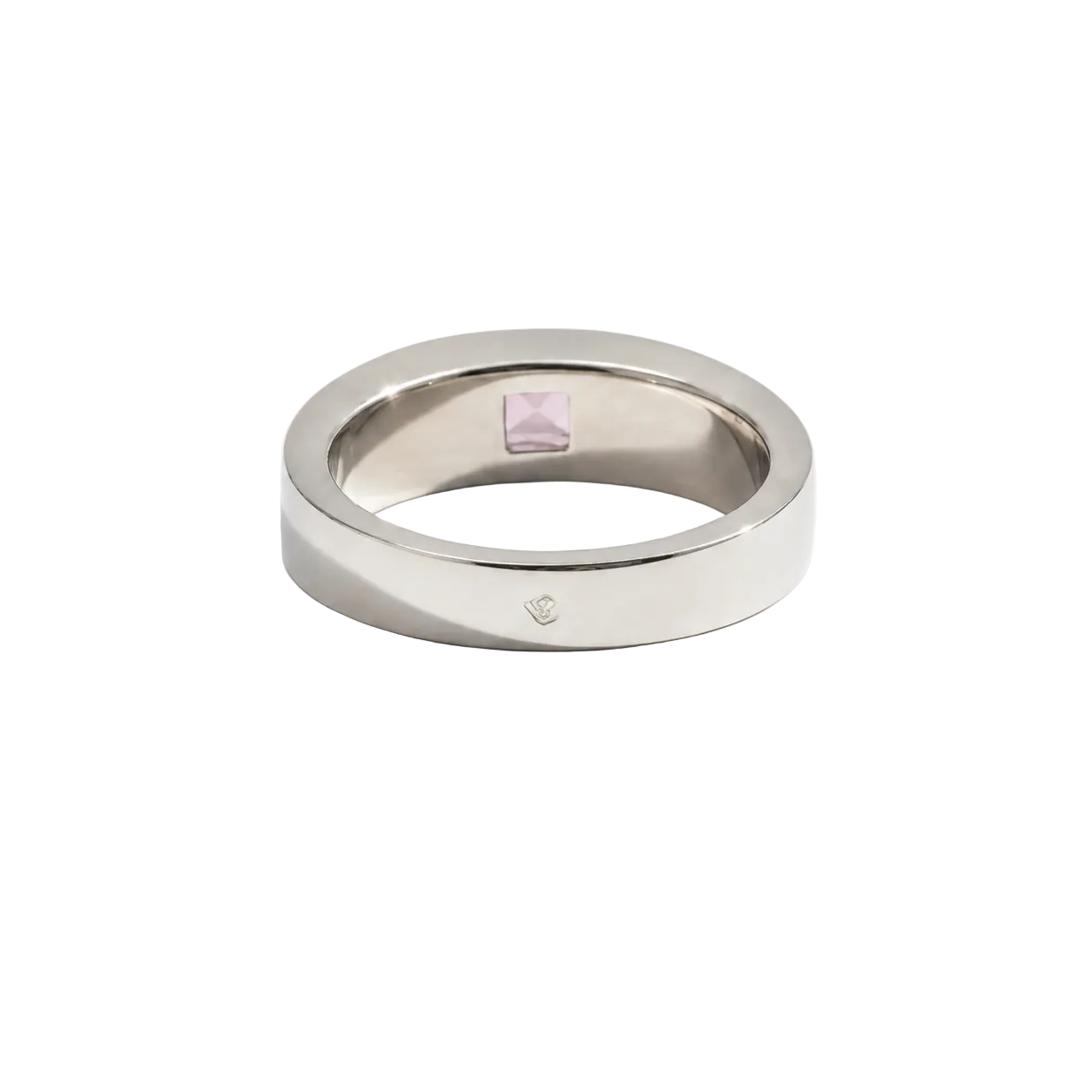 Bague Tank CARTIER en or blanc et tourmaline