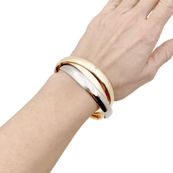 Bracelet Cartier, "Trinity", trois ors.