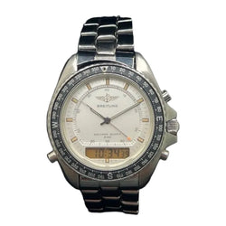 Montre BREITLING "Navitimer Pluton" en acier et quartz