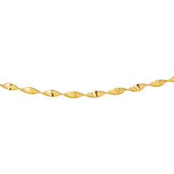 Collier Maille Miroir Or jaune