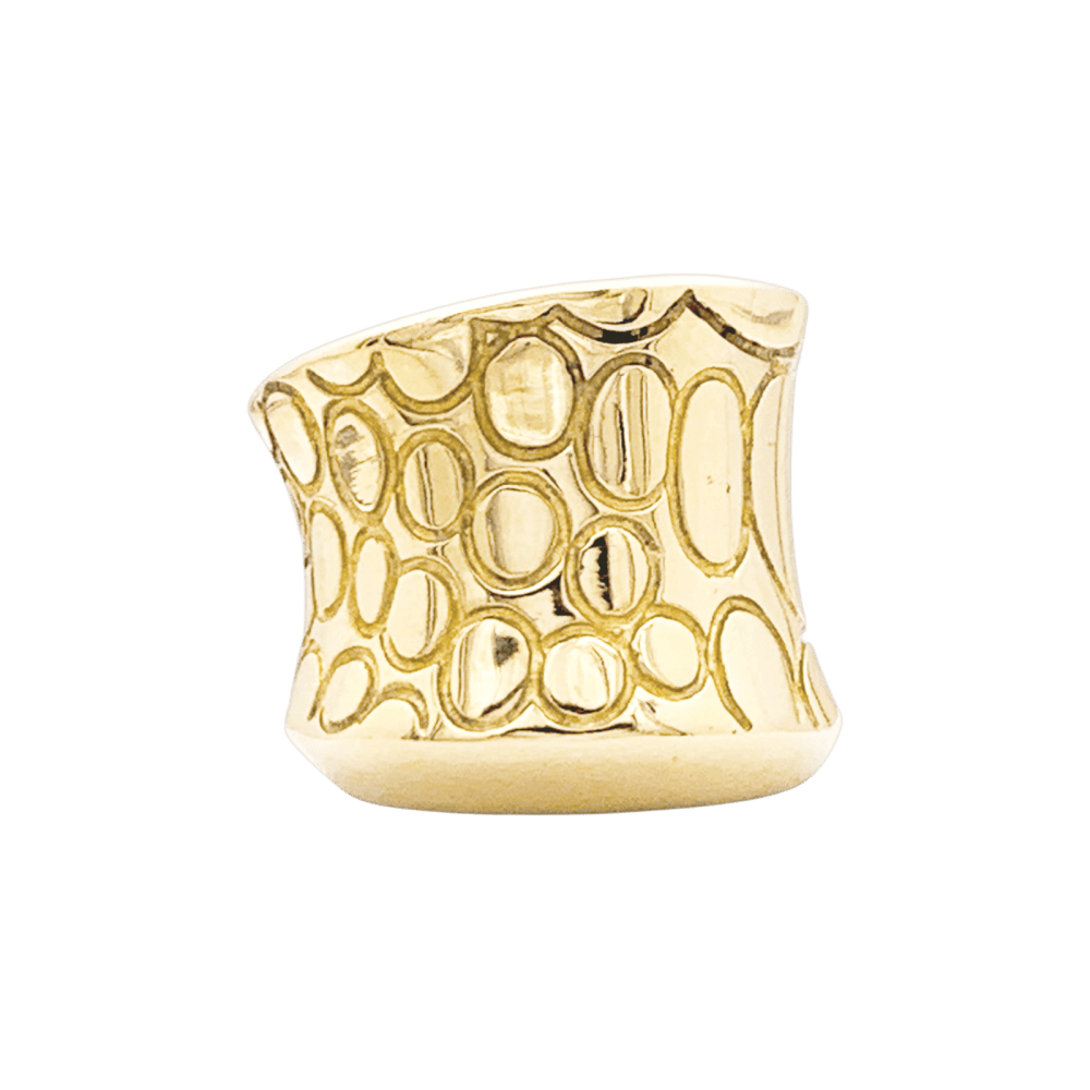 Bague Pomellato "Cocco" en or jaune.