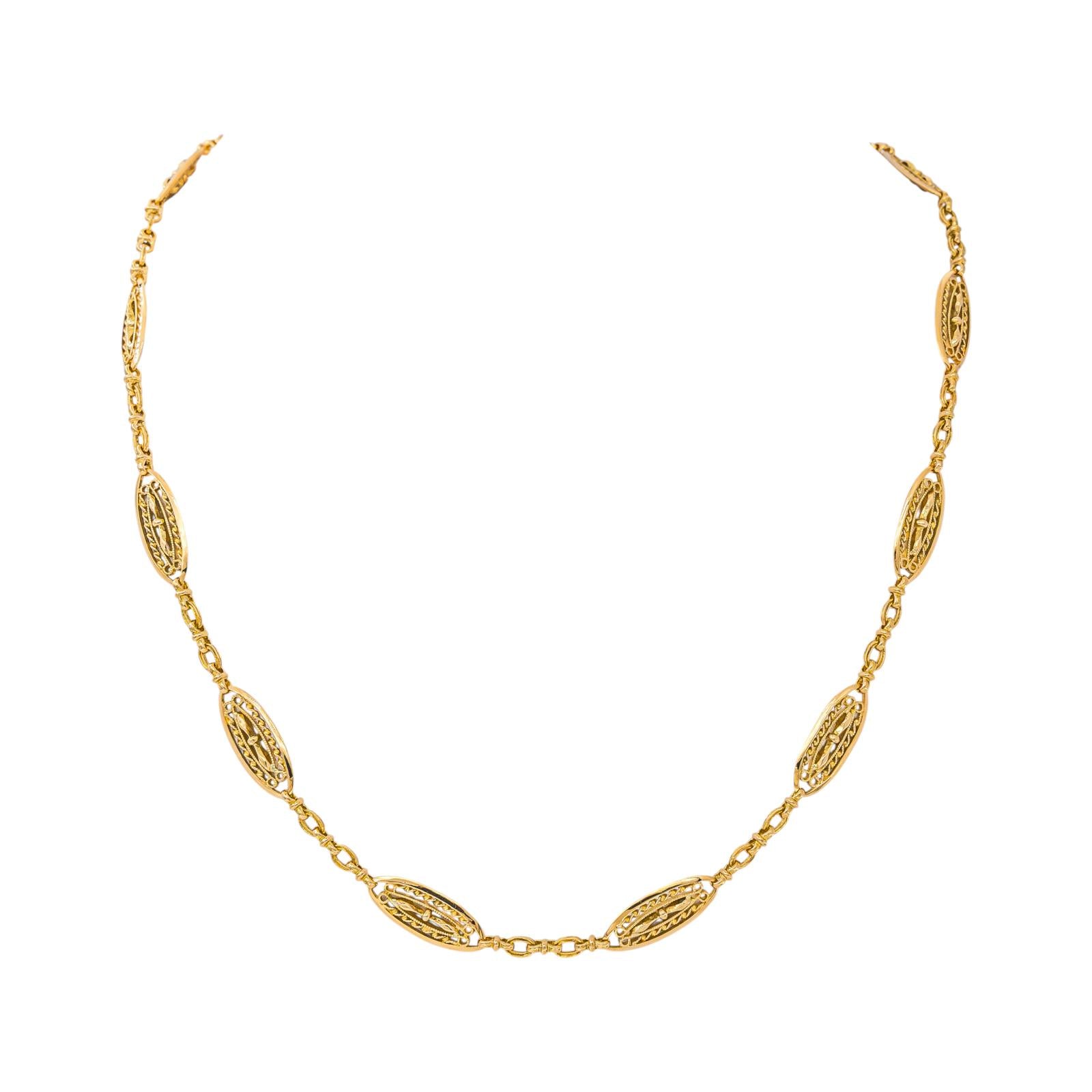 Collier Maille en or jaune