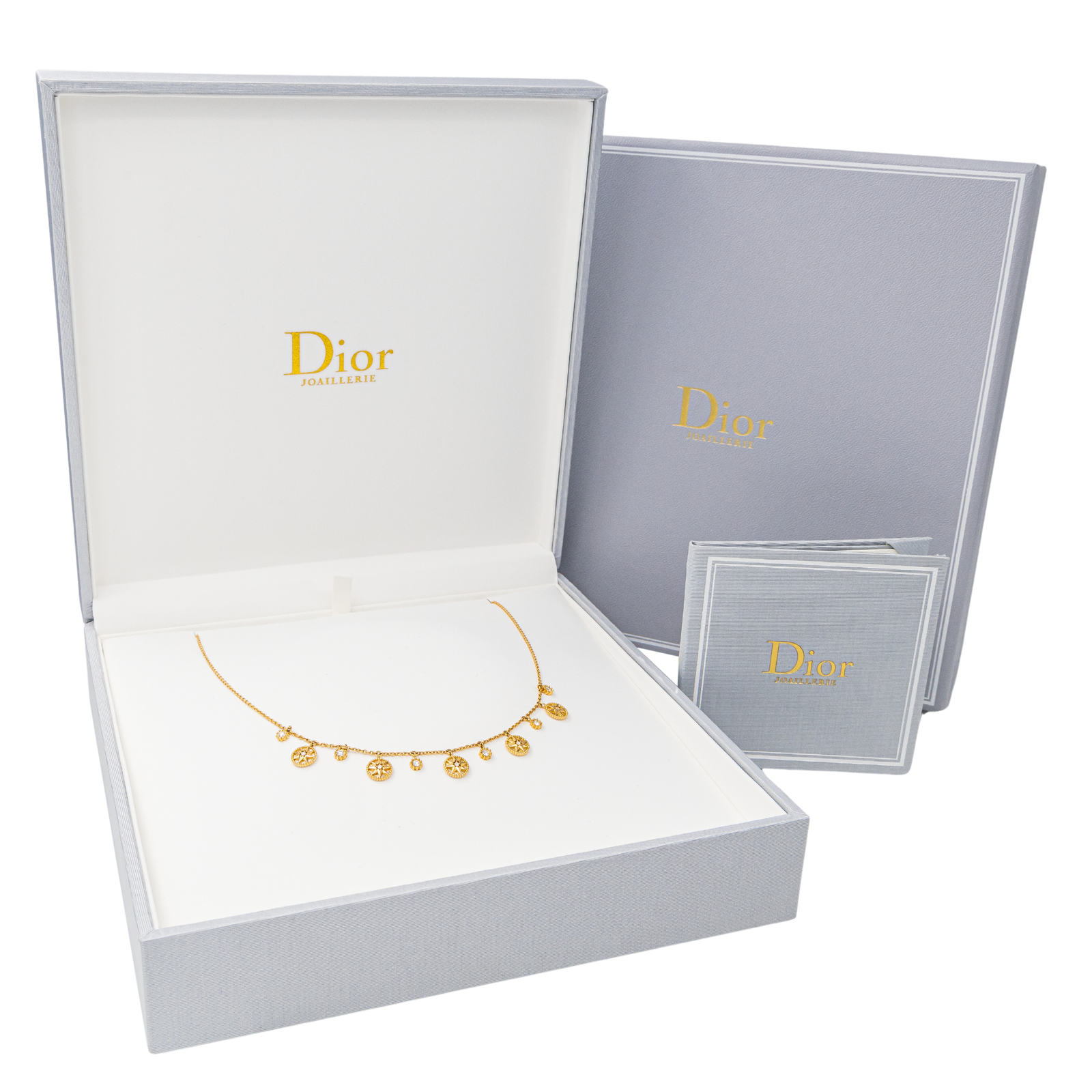 Dior Collier Rose des vents Or jaune Diamant