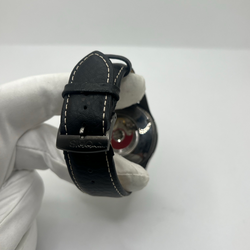 Montre ORIS "Big Crown X1 Calculator" en acier et cuir