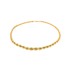 Collier Maille corde Or jaune