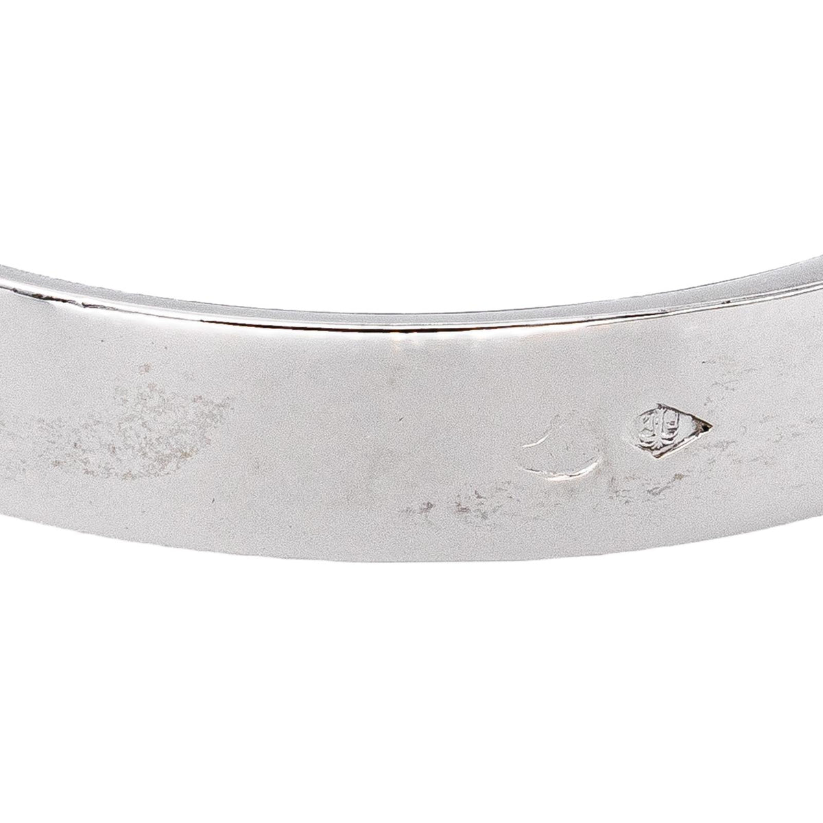 Bague Demi-alliance Or blanc Diamant