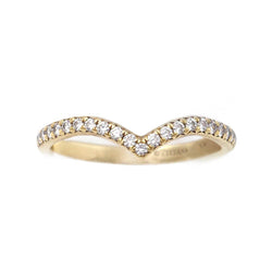 Bague Alliance TIFFANY & CO. Soleste V en or jaune et diamants