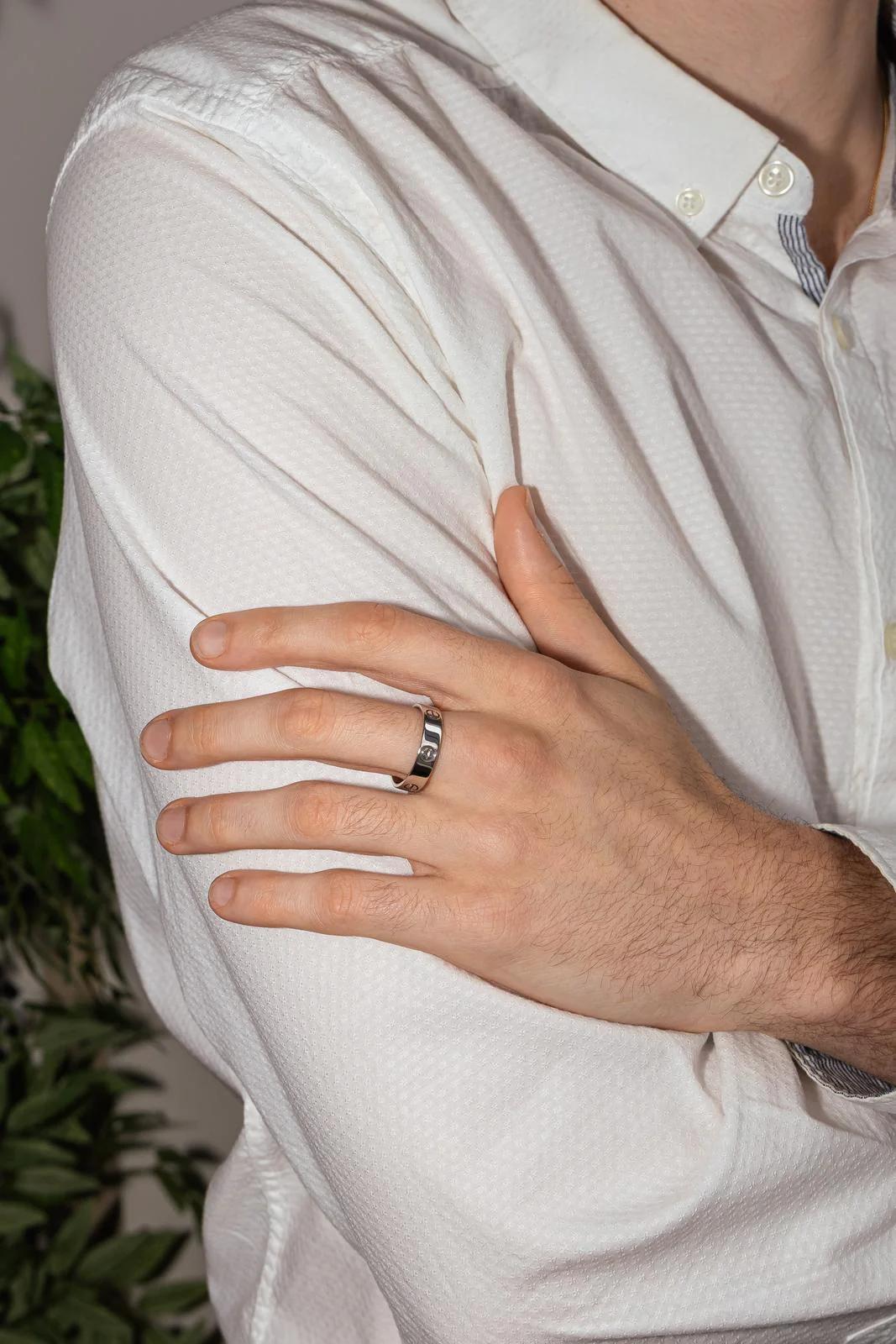 Cartier  Bague  Love  Or blanc
