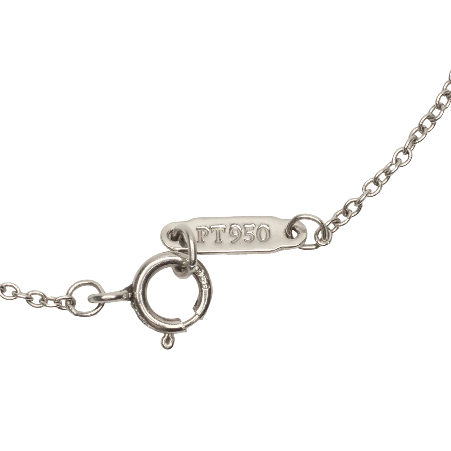 Collier Pendentif TIFFANY & CO. "Open Circle" en platine et diamants