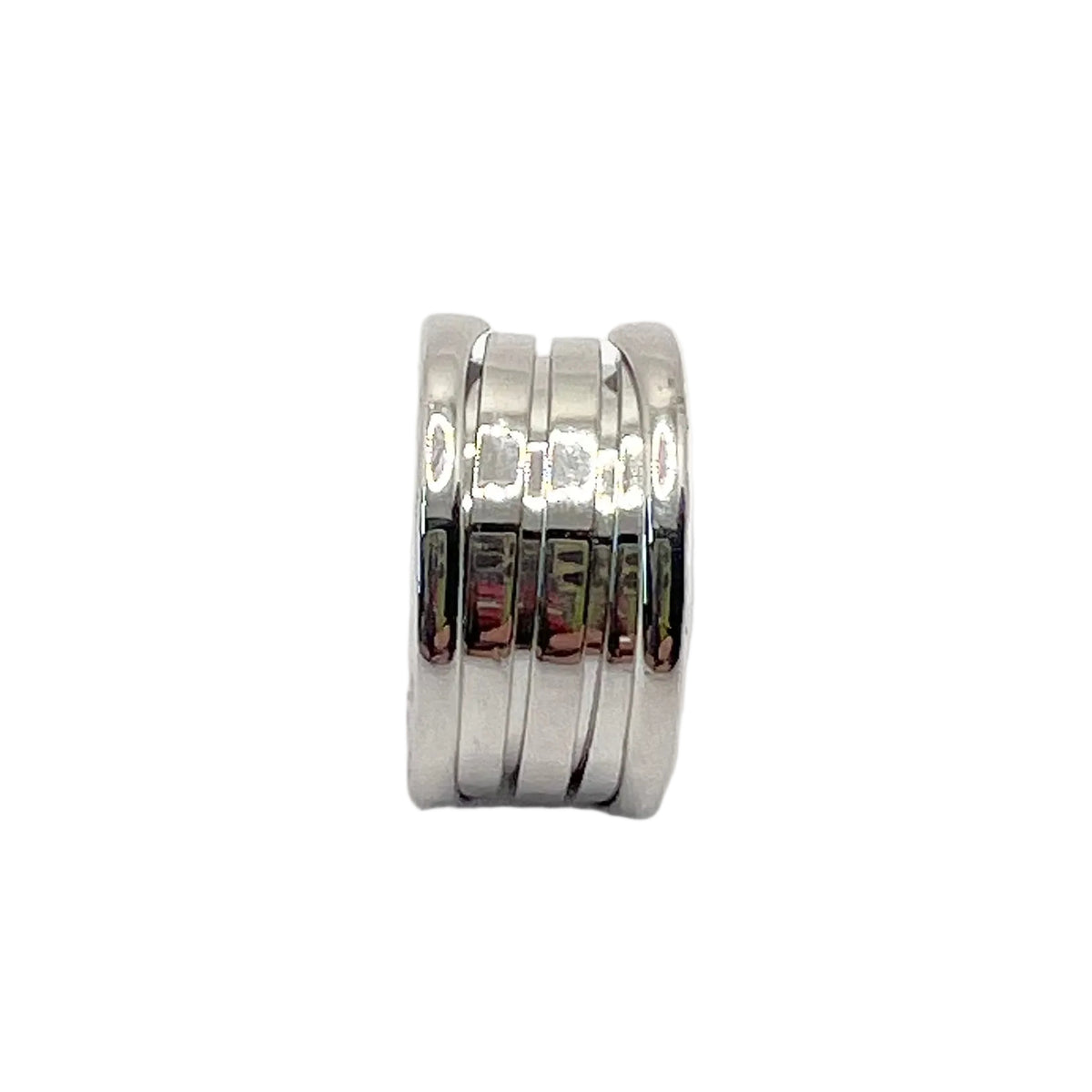 Bague Bandeau BULGARI "B.Zéro" en or blanc