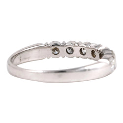 Bague Alliance en or blanc et diamants