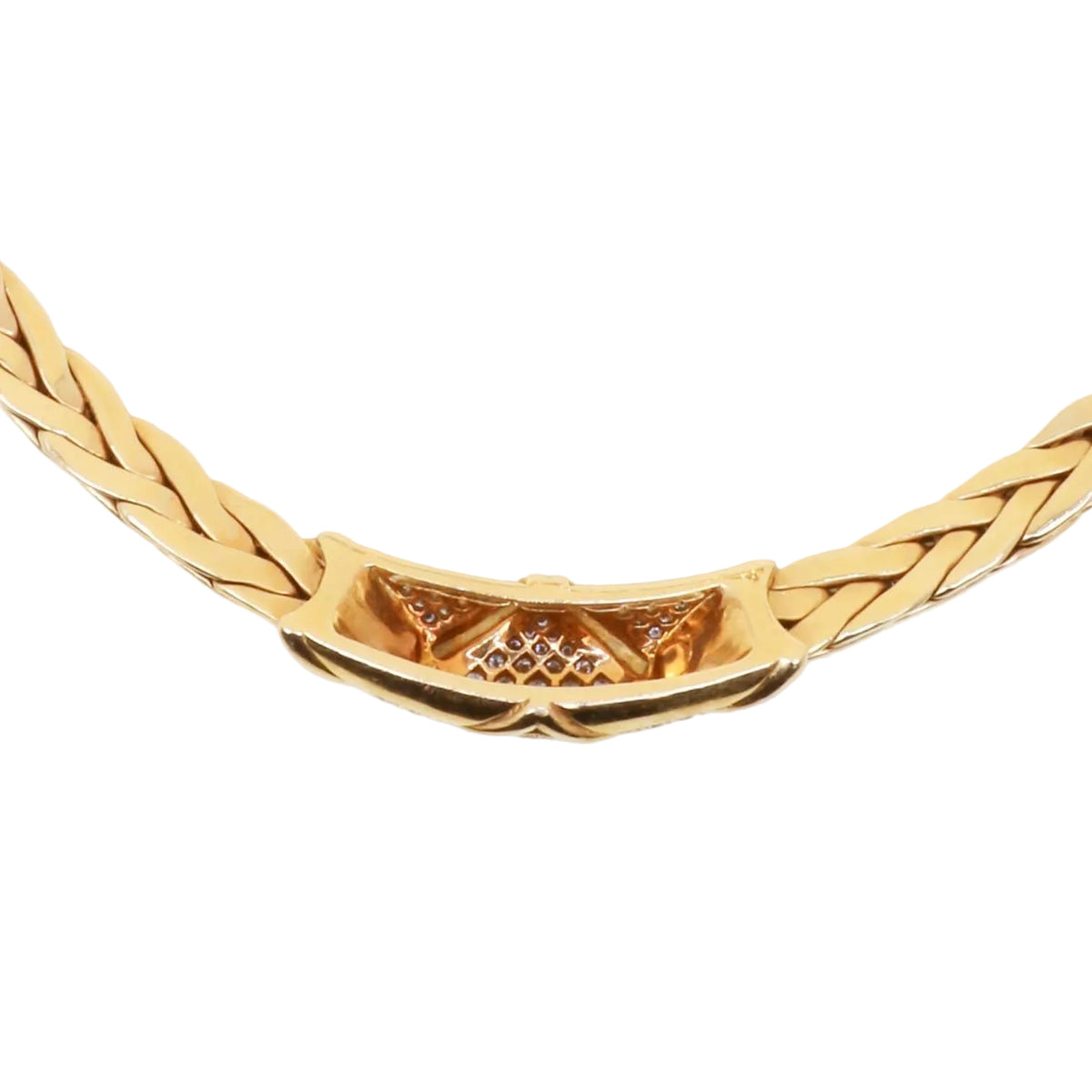 Collier Maille GAY FRÈRES en or jaune et diamants