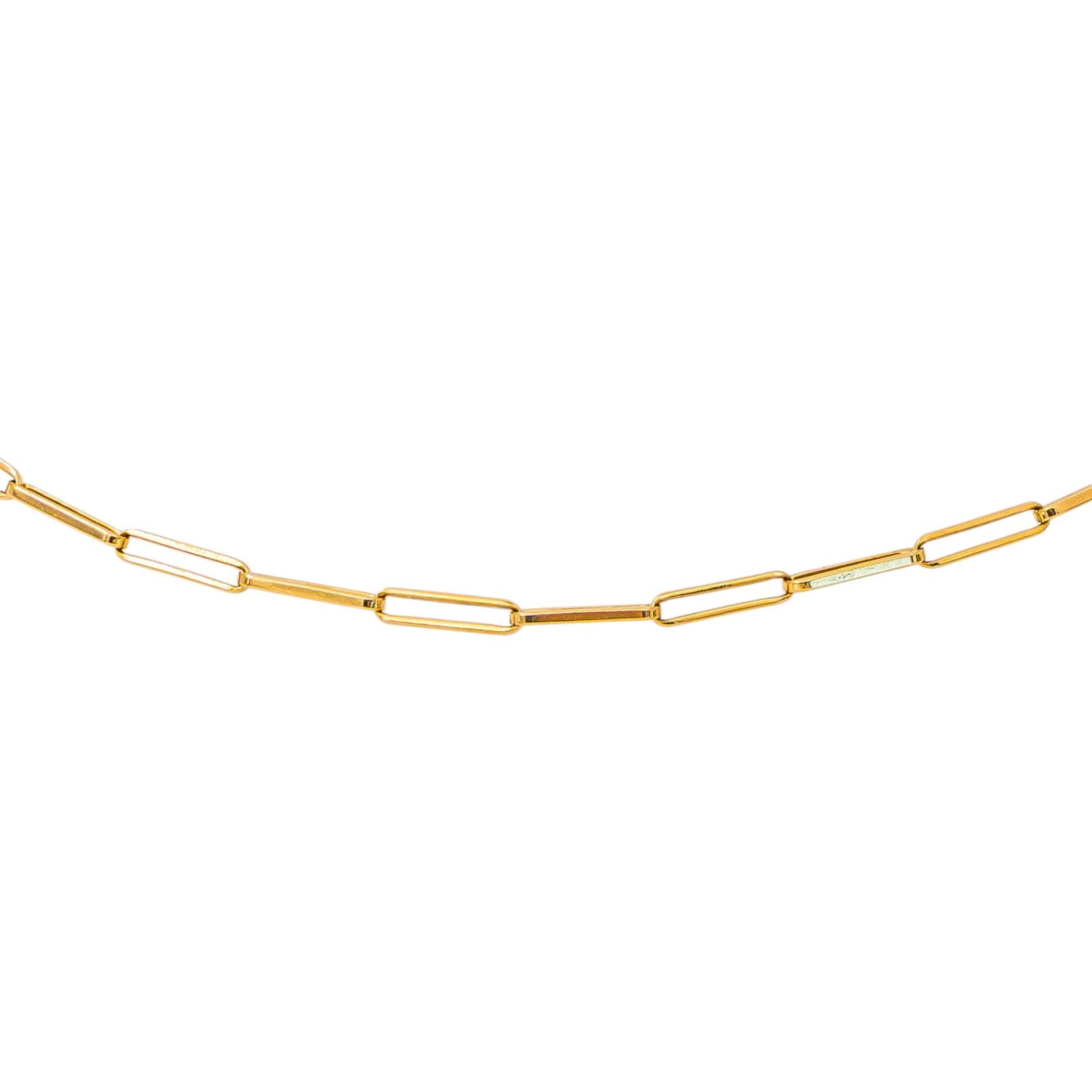 Collier Maille Forçat Or jaune