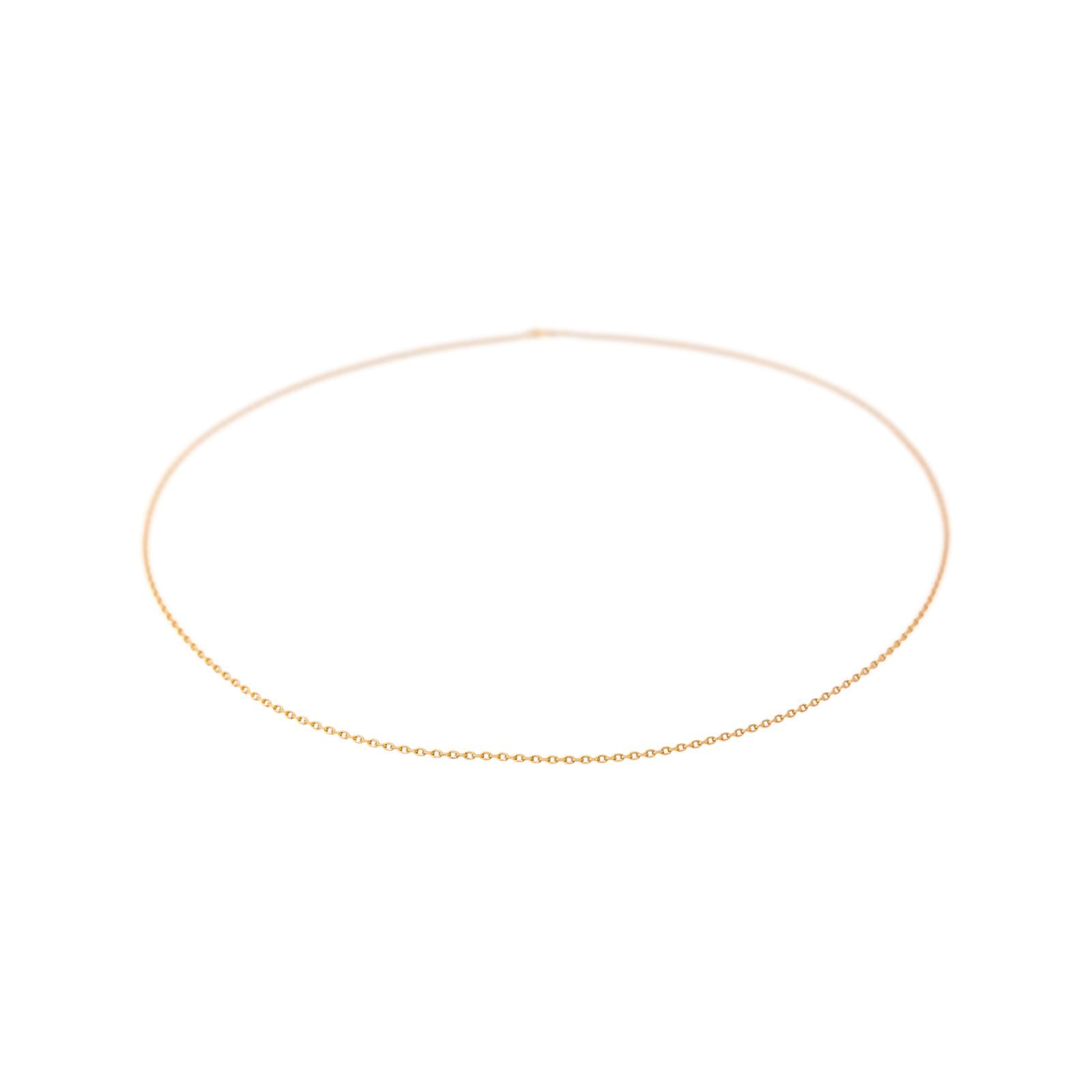 Collier Maille forçat Or rose