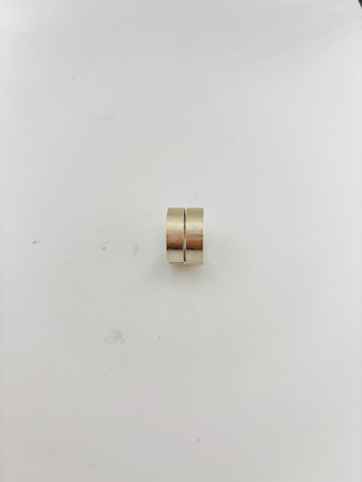 Bague Bandeau DINH VAN Seventies GM en or blanc