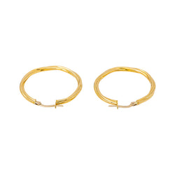 Boucles d'oreilles Créoles en or jaune