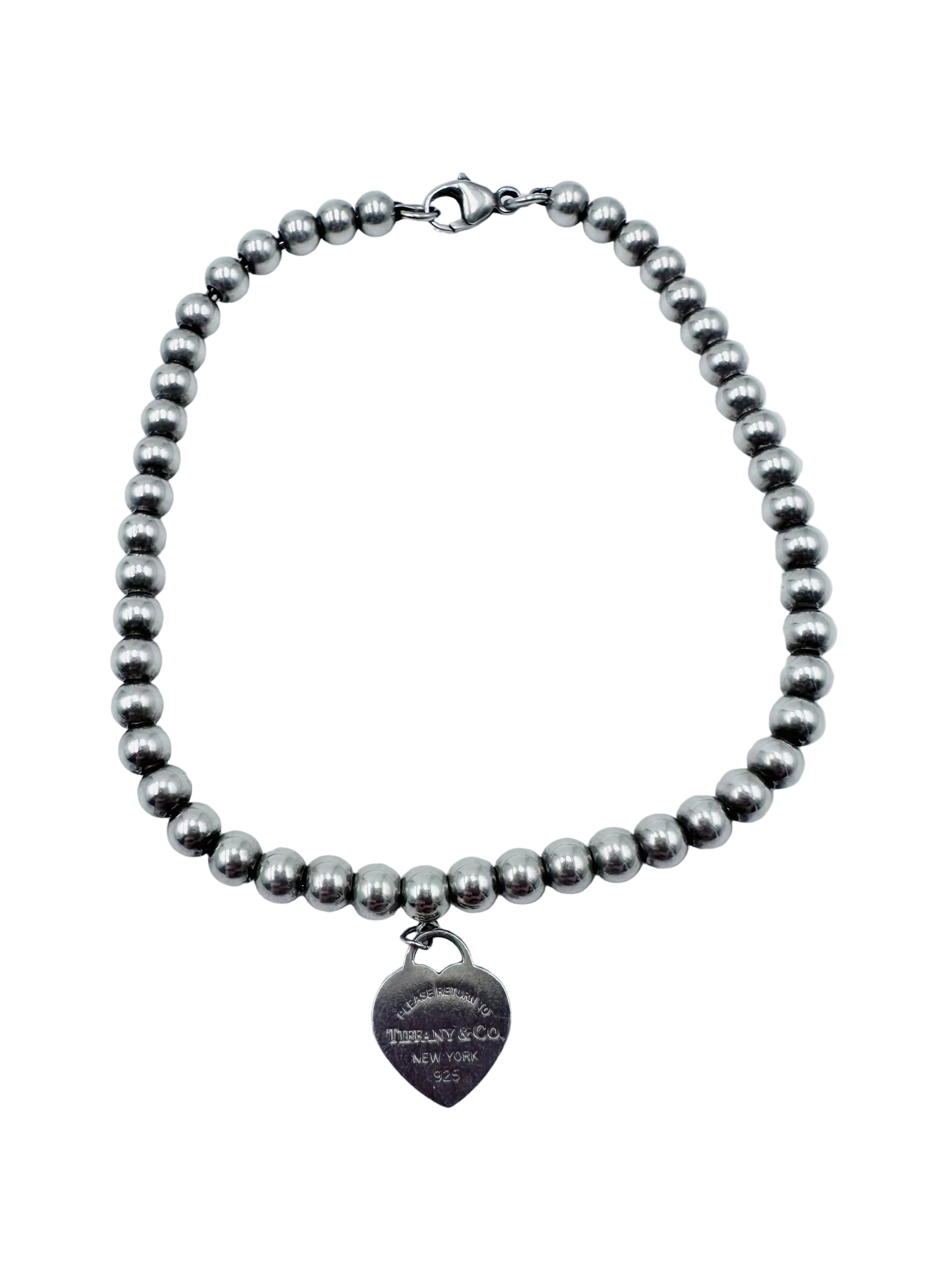 Bracelet Perles TIFFANY & CO. "Return to Tiffany" en argent