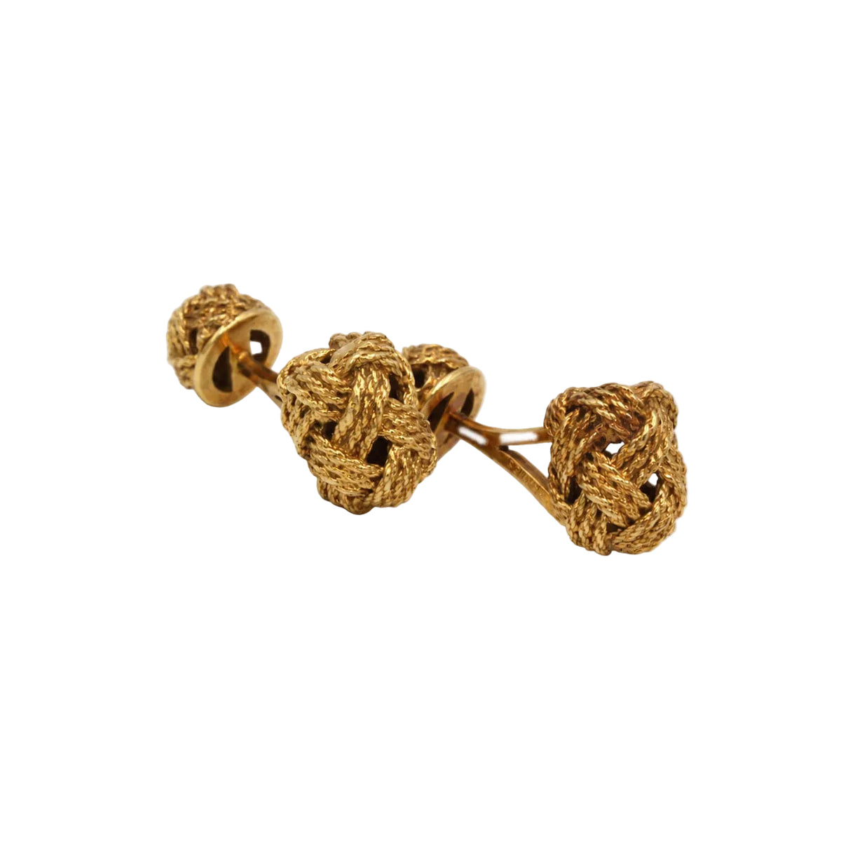 Boutons de manchette HERMÈS en or jaune