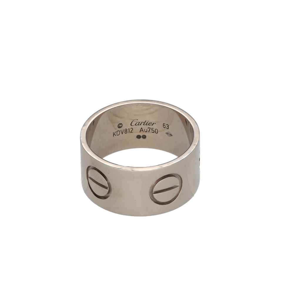 Bague Jonc CARTIER "Love" en or blanc