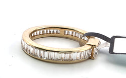 Bague Alliance VERETTA en or jaune et diamants