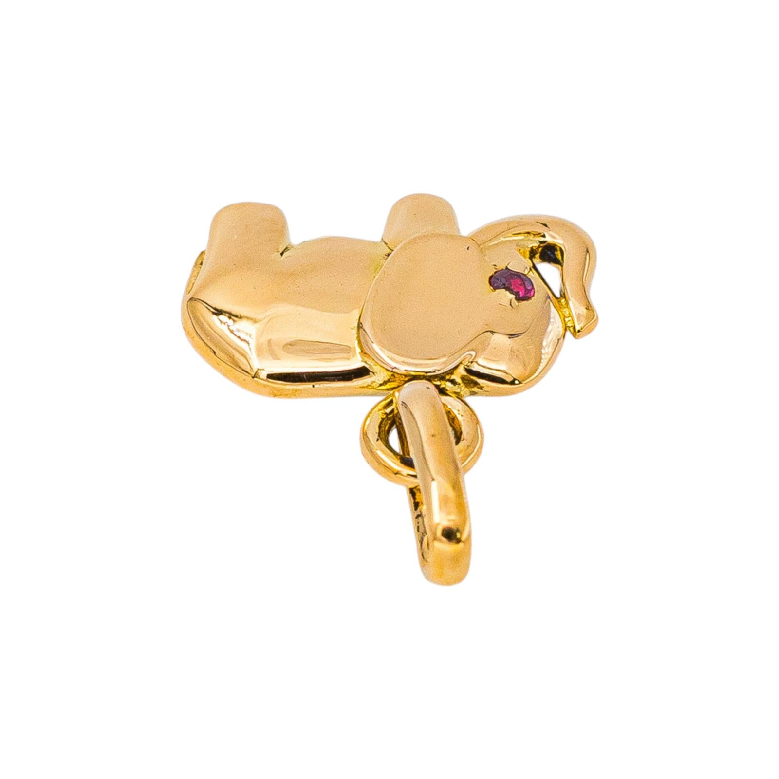 Dodo Pomellato  Pendentif   Or jaune  Rubis