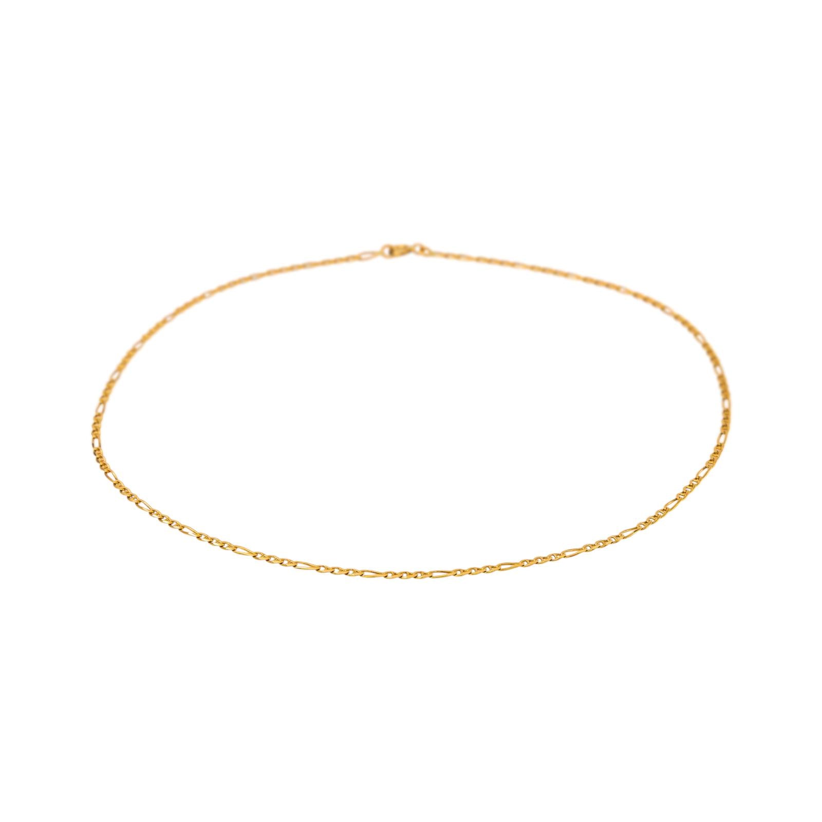 Collier Maille figaro Or jaune
