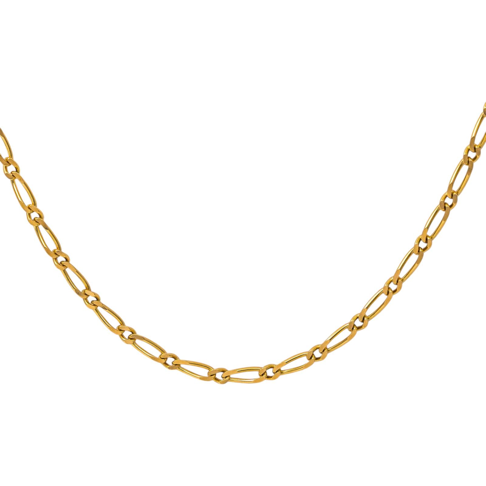 Collier Maille Figaro Or jaune