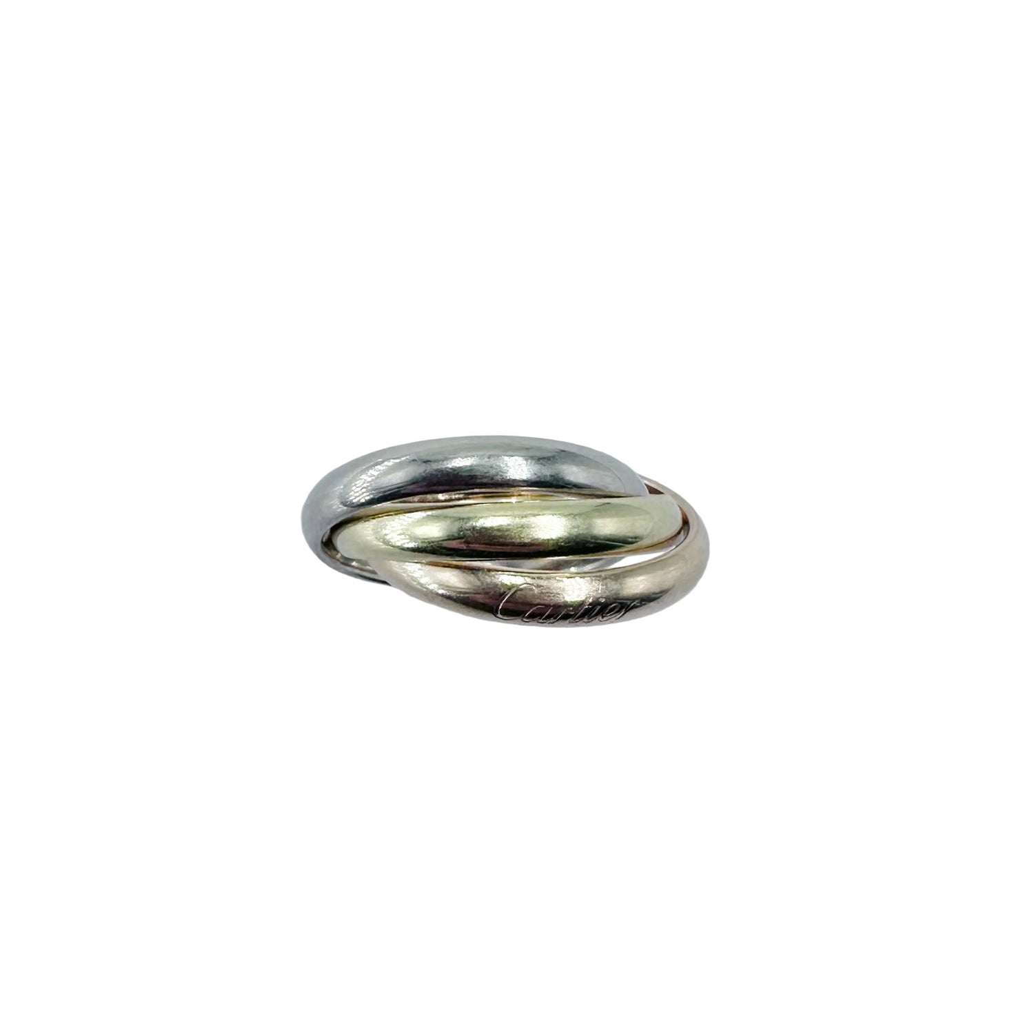 Bague CARTIER "Trinity" en or blanc, or jaune et or rose