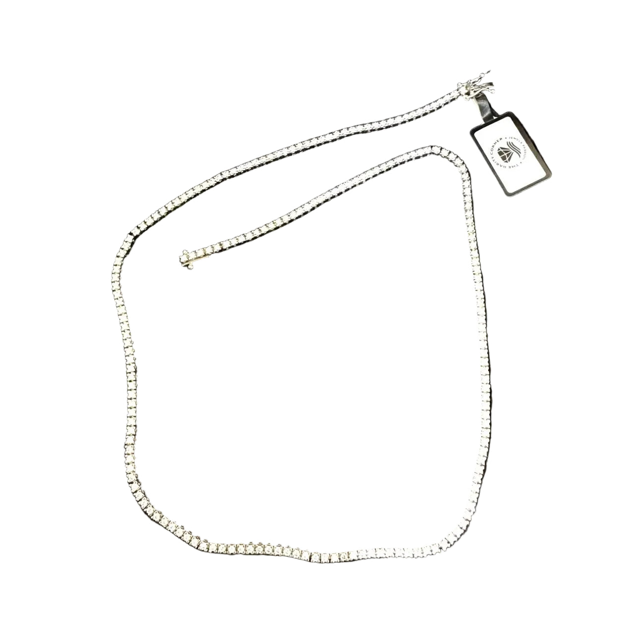 Collier Rivière en or blanc et diamants