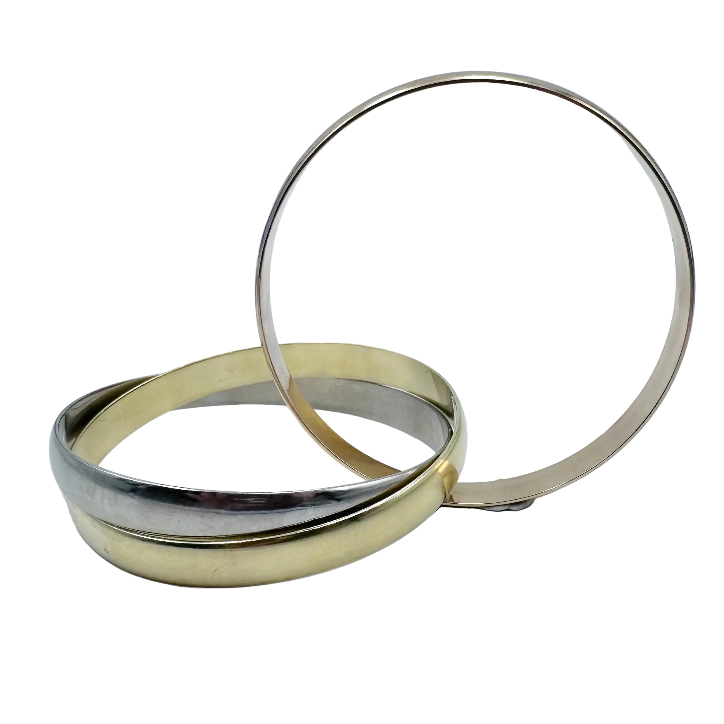 Bracelet Jonc en or jaune, or blanc et or rose