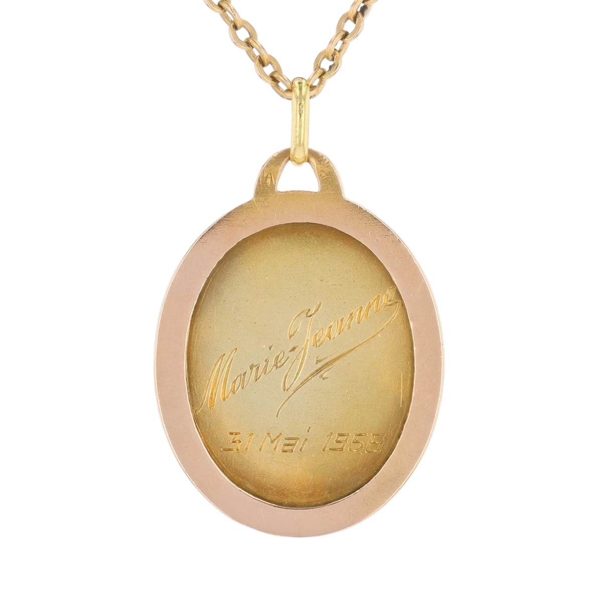 Médaille LASSERRE en or jaune
