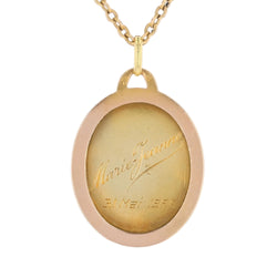 Médaille LASSERRE en or jaune