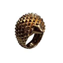Bague Cocktail BOUCHERON "Collection des Animaux" en or jaune, rubis et diamant